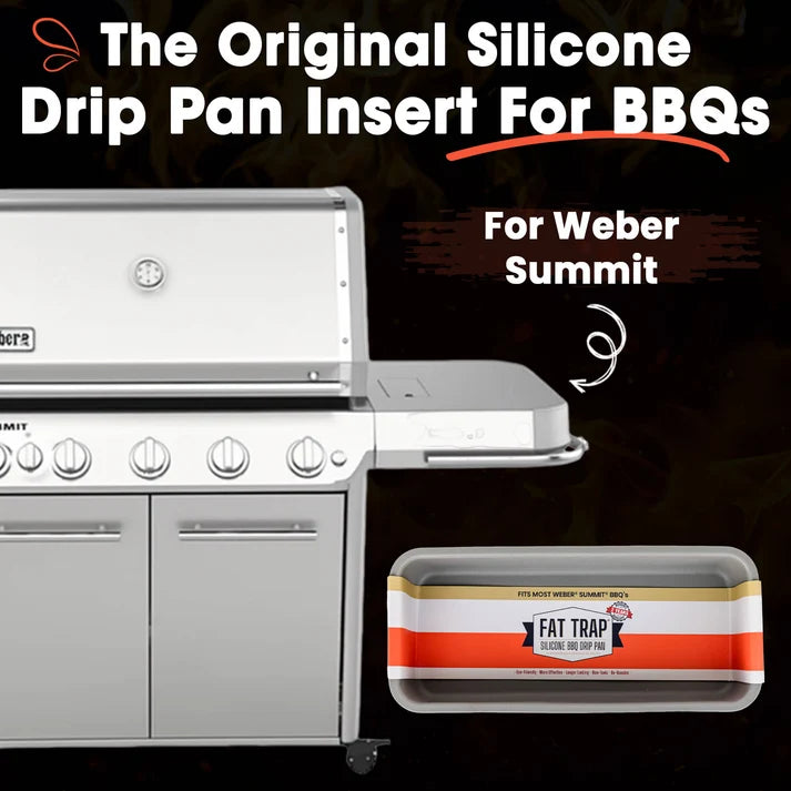 Fat Trap Reusable BBQ Drip Pan - Weber Summit