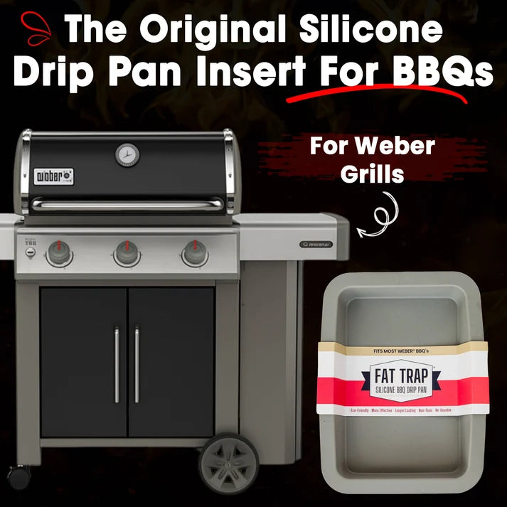 Fat Trap Weber Reusable Drip Pan Liner - Weber Genesis / Broil King Baron